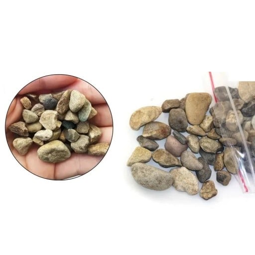 Gravier de modélisme 50 g Granulométrie 1,3–2,5 cm Pierres décoratives pour réseaux ferroviaires dioramas paysages miniatures et aménagements