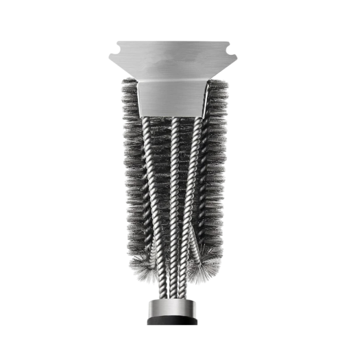Grillborstel 45,8 x 17,5 cm RVS Grillschraper Veilige borstel met luxe handvat 18 inch Grillroosterreiniger