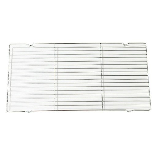 Grillrist i rustfrit stål 41 x 20,5 x 1,5 cm Grillrist i rustfrit stål Holdbar grill til kød, grøntsager, fisk Grillrist til trækul og gas