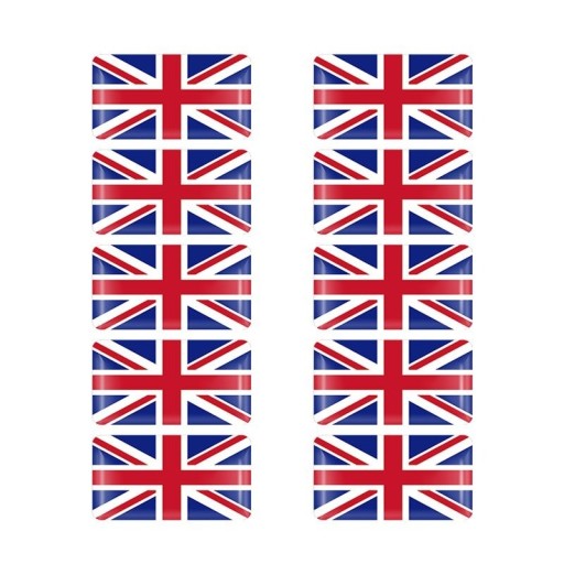 Großbritannien Flaggenaufkleber 10 Stk