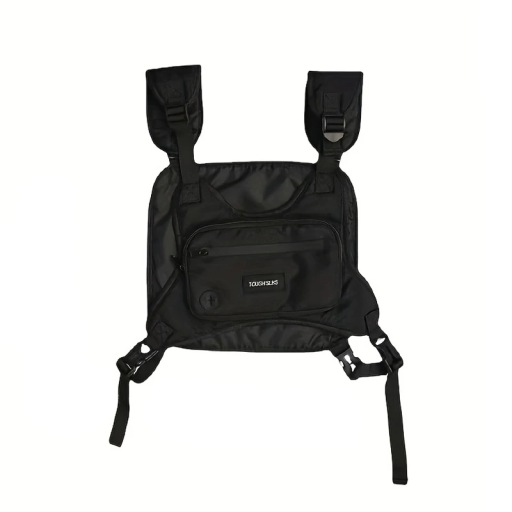 Große Kapazität Herren Brusttasche Weiches Material Gürteltasche Taktische Brusttasche für Sport Wandern Camping Streetwear