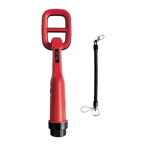 GT-120 kézi fémdetektor, 4,2" tekercs, IP68 vízálló, hang- és vibrációs jelzés, 35,5 × 3,8 × 9,8 cm