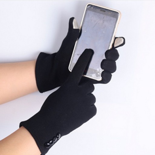 Guantes de hombre con botones