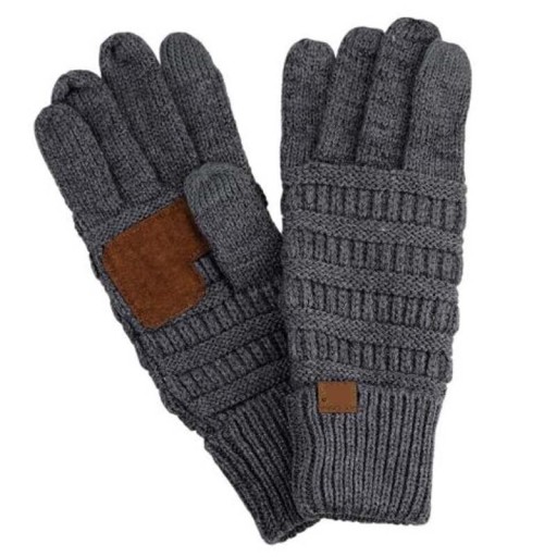 Guantes de invierno tejidos