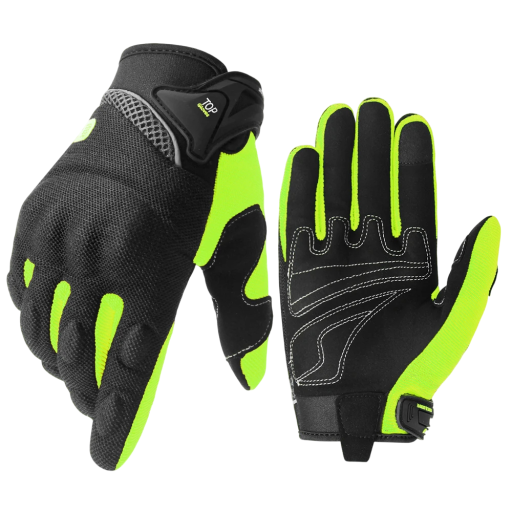Guantes de motocicleta para conducir motocicletas y bicicletas, guantes deportivos protectores sensibles al tacto, transpirables para carreras y uso diario.