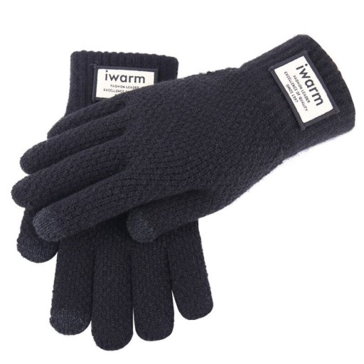 Guantes de punto para hombre J2168
