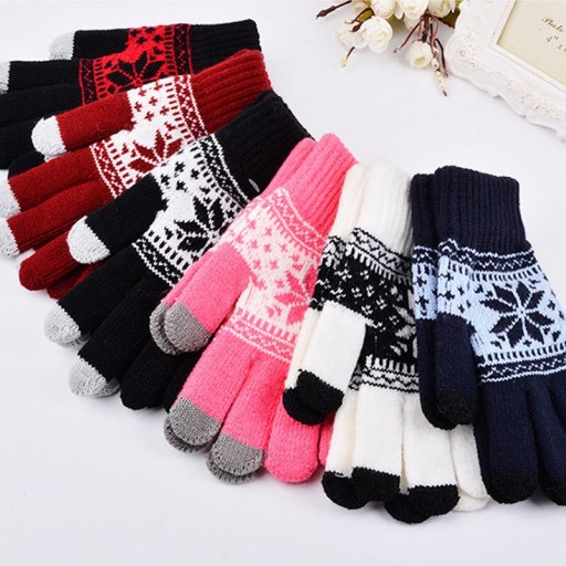 Guantes táctiles de invierno para mujer