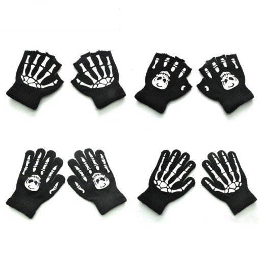 Guanti da bambino scheletro