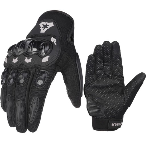 Guanti da Moto 100% Impermeabili in Poliestere Unisex Estivi Primaverili per Adolescenti Motocross Corsa Guanti da Equitazione Sport