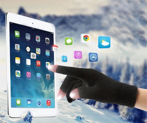 Guanti in lana da uomo J2683