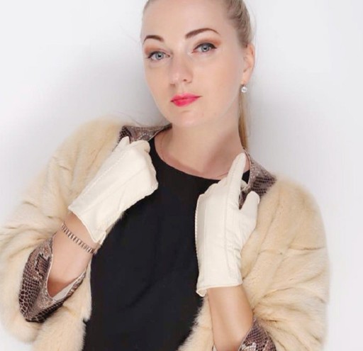 Guanti in pelle da donna