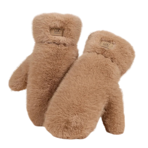 Guanti invernali da donna taglia universale Guanti caldi con fodera in peluche in poliestere per l'uso quotidiano in inverno