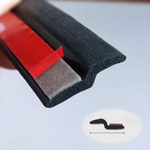 Guarnizione in gomma per porte auto B532