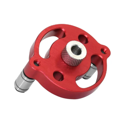 Guida precisa per la foratura di fori 6 8 10 mm Strumento in alluminio per giunzioni a tenone Fermaglio per trapano Template di foratura per lavorazione del legno