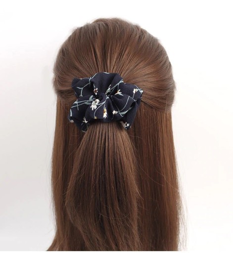 Gumiça para cabelo com flores A310