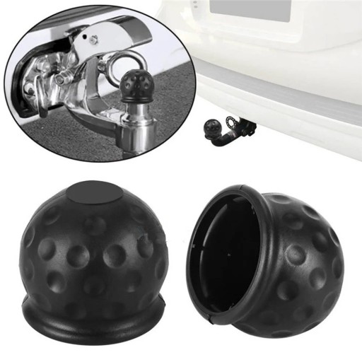 Gumový kryt na guli ťažného zariadenia 50 mm univerzálny ochranný návlek pre automobily nákladné vozidlá aj prívesy