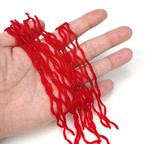 Gusanos artificiales 15 cm 50 uds