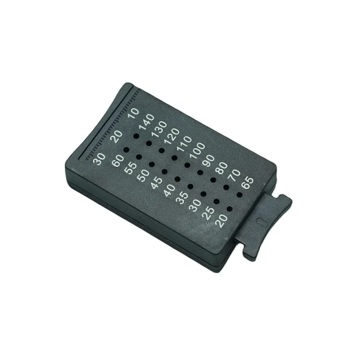 Gutapercha mérő- és vágószerszám 7 x 4 x 2,5 cm Orvosi ABS műanyag Rozsdamentes penge Pontosság ±0,5 mm Mérési tartomány 0–25 mm
