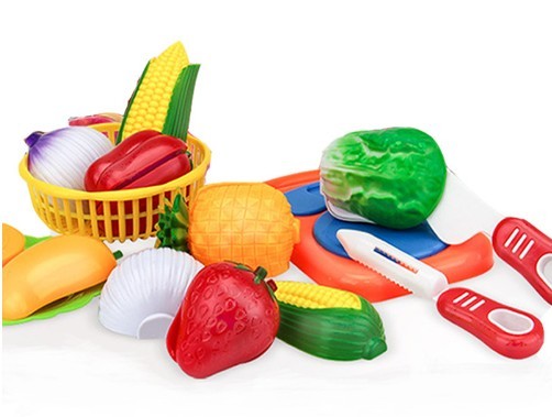 Gyerek készlet - szeletelés gyümölcsök és zöldségek
