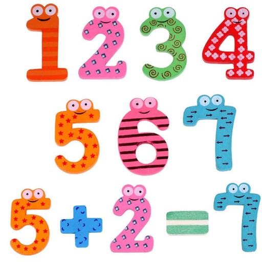 Gyerekek számára készült mágneses számok