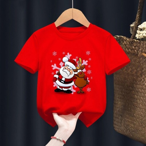 Gyermek póló karácsonyi motívummal T2520