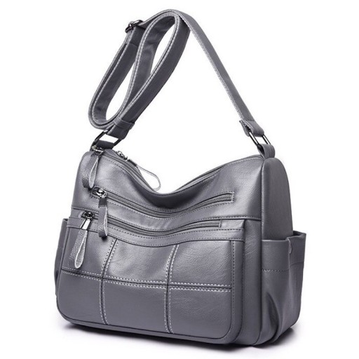 Γυναικεία δερμάτινη τσάντα crossbody M729