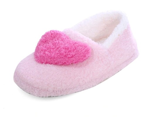 Γυναικεία οικιακή υπόδηση - Παντόφλες με καρδιά