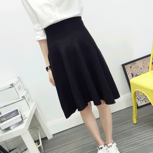 Γυναικεία φούστα με ψηλή μέση A1973