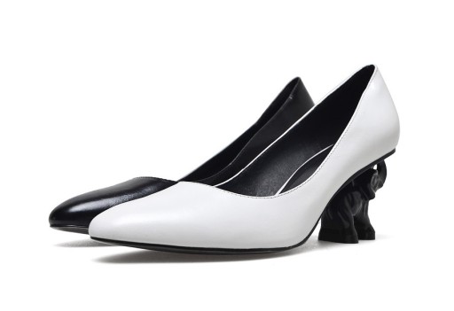 Γυναικείες γόβες με τακούνι σε σχήμα ελέφαντα J1128