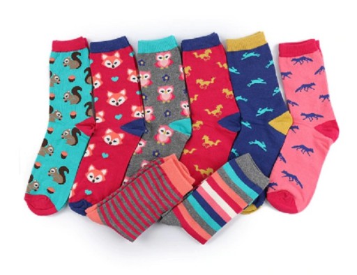 Γυναικείες πολύχρωμες κάλτσες Rebeca