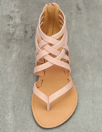 Γυναικείες σαγιονάρες με κορδόνια