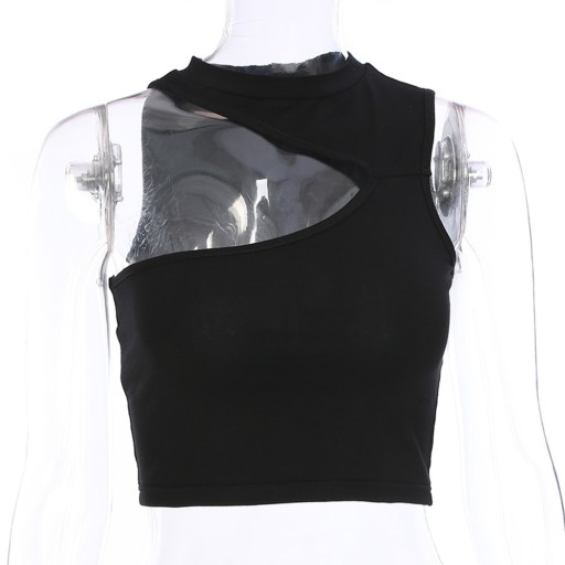 Γυναικείο ασύμμετρο crop top A434