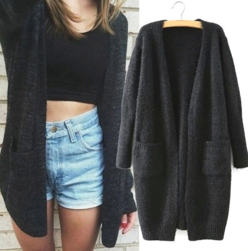 Γυναικείο cardigan με τσέπες A2365