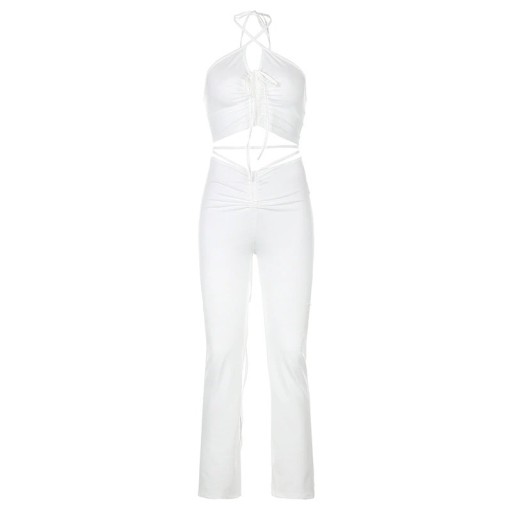 Γυναικείο crop top και παντελόνι B891