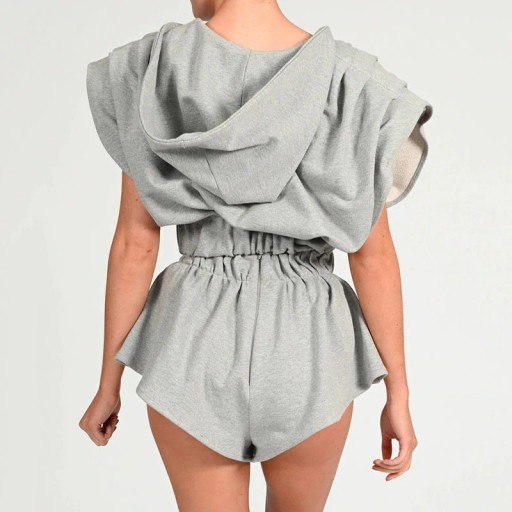 Γυναικείο crop top και σορτς B1020