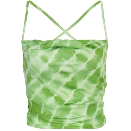 Γυναικείο crop top πράσινο