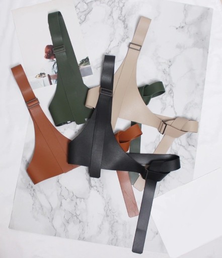 Γυναικείο δερμάτινο ζωνάκι L163