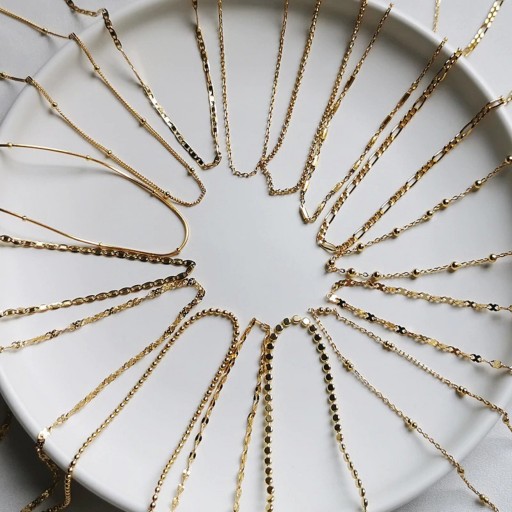 Γυναικείο επιχρυσωμένο κολιέ G456