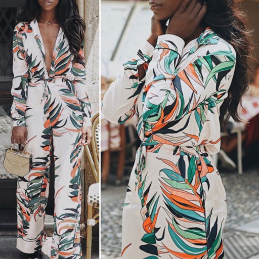 Γυναικείο καλοκαιρινό ολόσωμο φόρεμα A2069