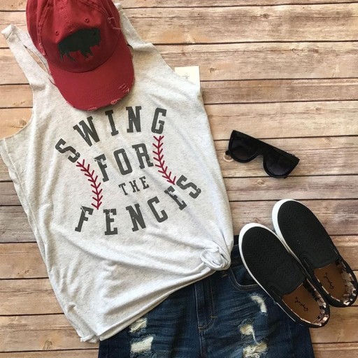 Γυναικείο γκρι μπλουζάκι με τύπωμα