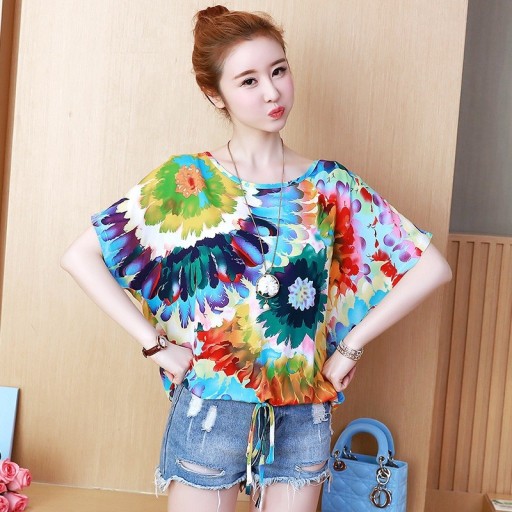 Γυναικείο πολύχρωμο μπλουζάκι Alison