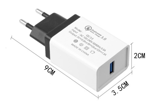 Gyorstöltő USB adapter J2774