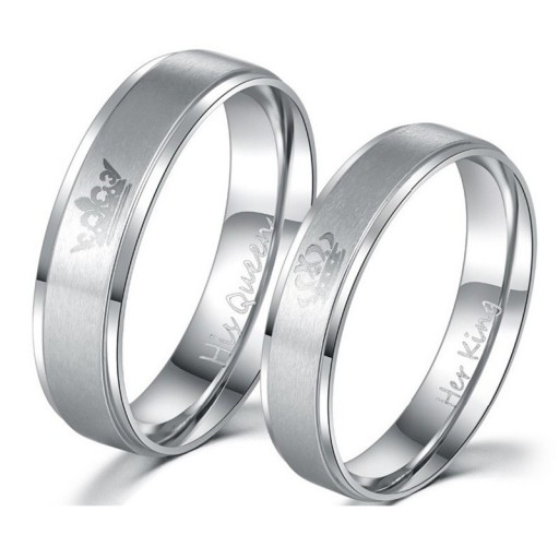 Gyűrűk pároknak King és Queen J1580