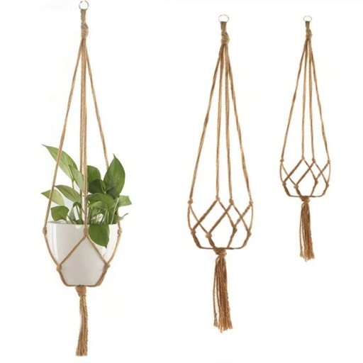 H876 Support de Macramé pour Pot de Fleurs