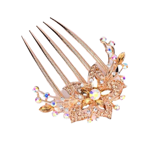 Haarkam met strass steentjes