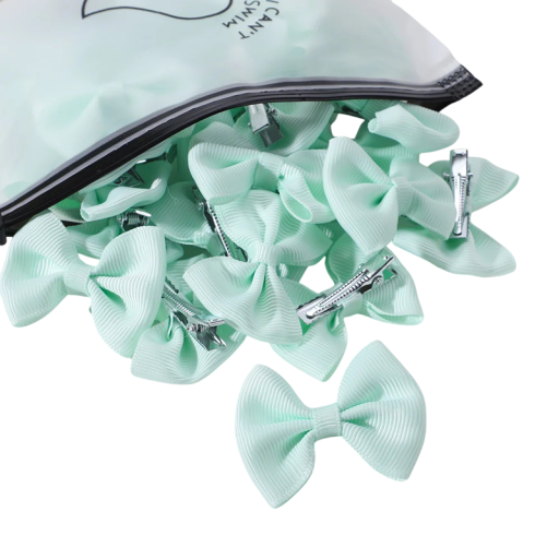 Haarschleifen, 10 Stück, Schleifenclips, elegante Haar-Accessoires, bunte Haarschleifen, stilvolle Haarspangen für Mädchen und Frauen