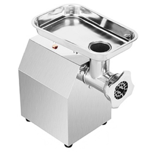Hachoir à viande électrique 120kg/h Hachoir de cuisine puissant 840 W Hachoir à viande en acier inoxydable 37 x 42 cm
