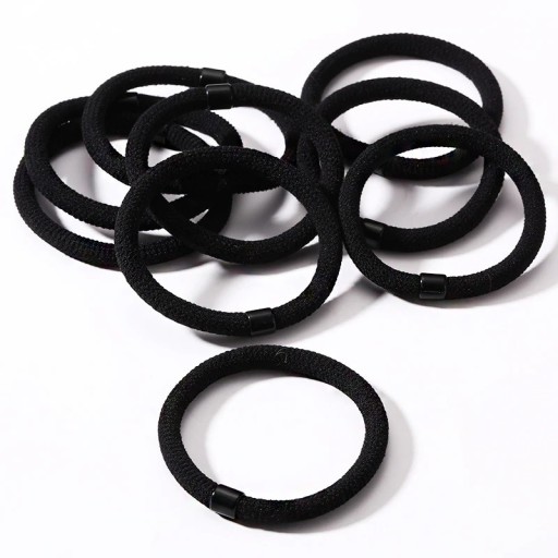 Hair Bands with Bead - 9 pcs
