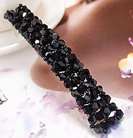 Hair Clip Adorned with Gemstones J3072