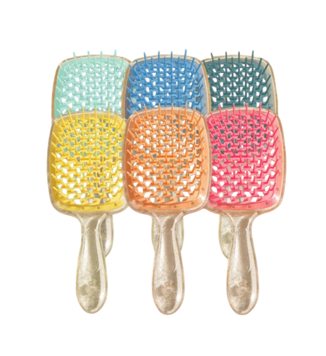 Hair Comb with Wide Teeth 20.3 x 8.3 x 3 cm Breathable Massage Comb with Round Teeth Lightweight Styling Brush for All Hair Types